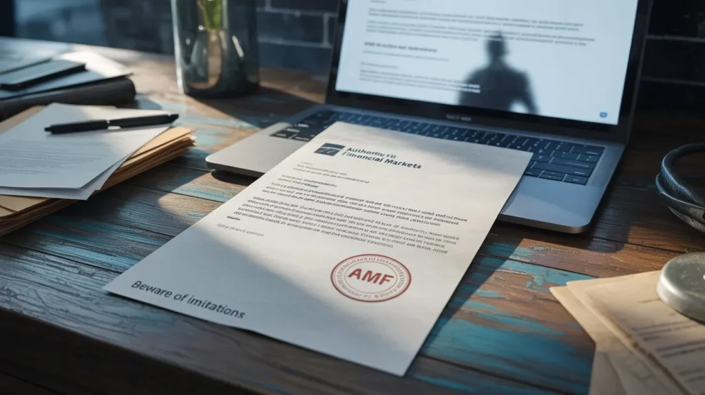 arnaque email AMF autorite financialmarche phishing