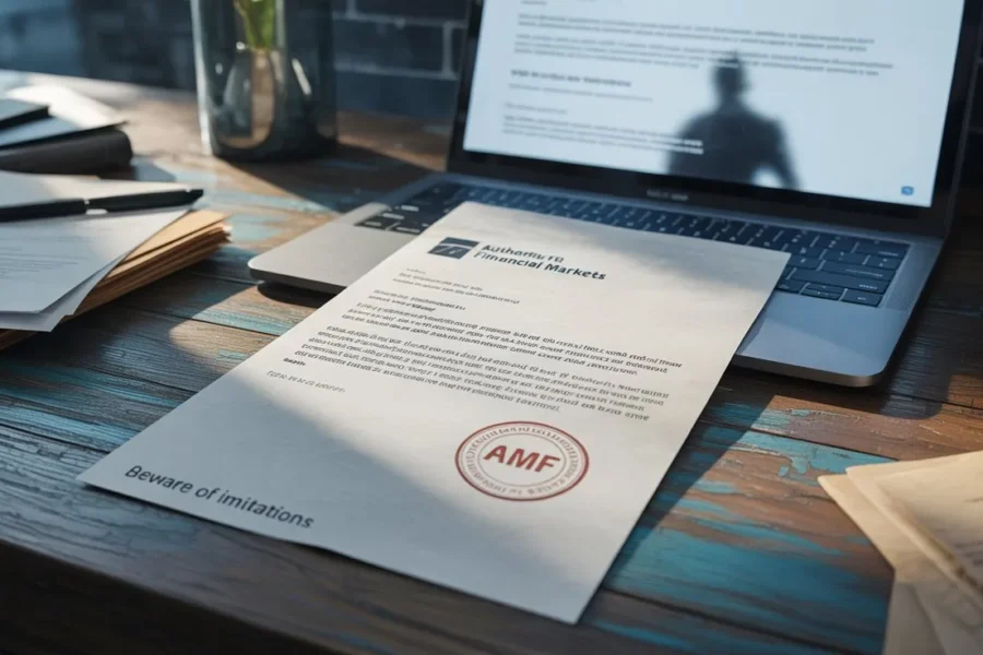 arnaque email AMF autorite financialmarche phishing