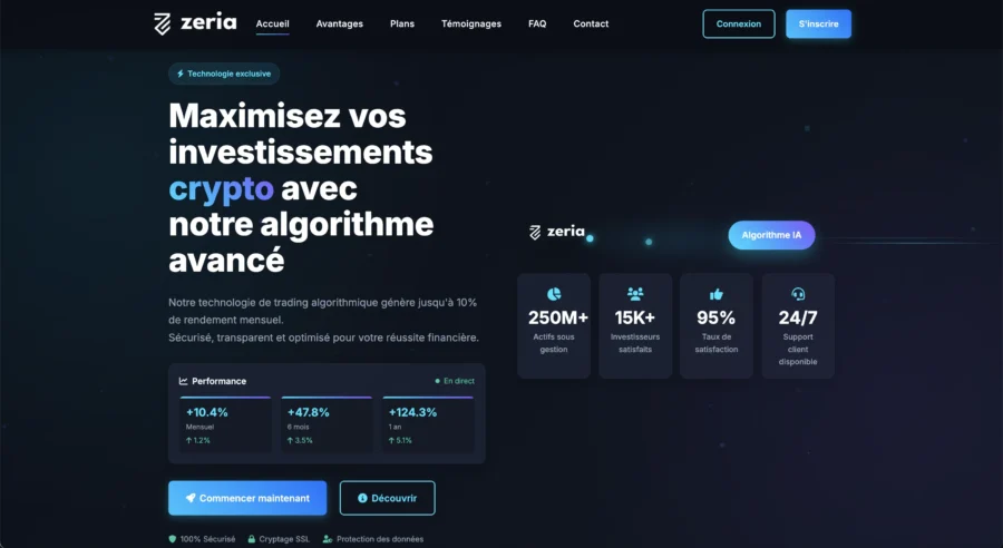 arnaque zeriafunding.com fausse plateforme crypto