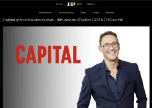 Extrait du site de M6.