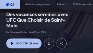 Extrait du site de France Bleu