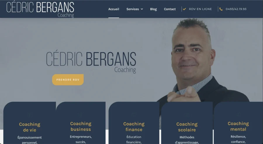 arnaque cedricbergans.com faux coach financier en ligne