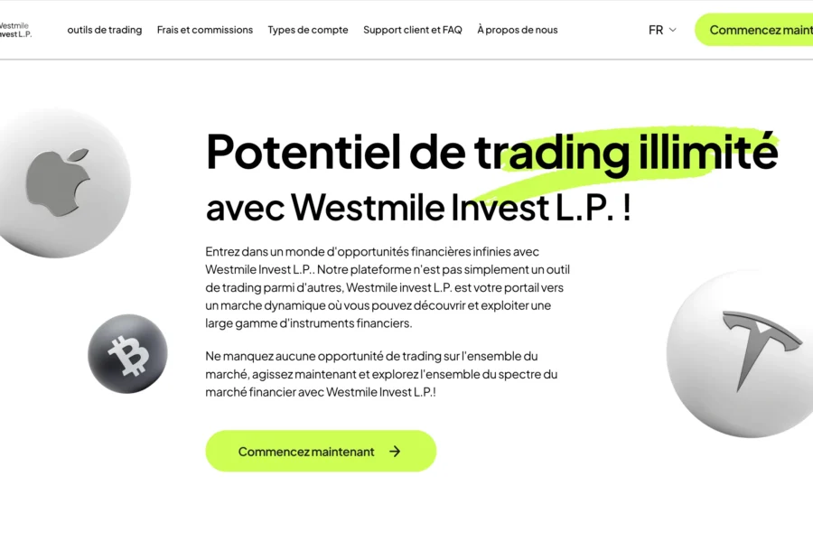 westmile.pro arnaque plateforme investissement frauduleuse