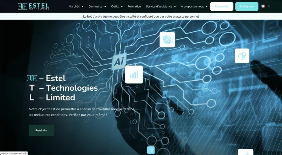 arnaque esteltechnologies usurpation d’identité d’entreprise