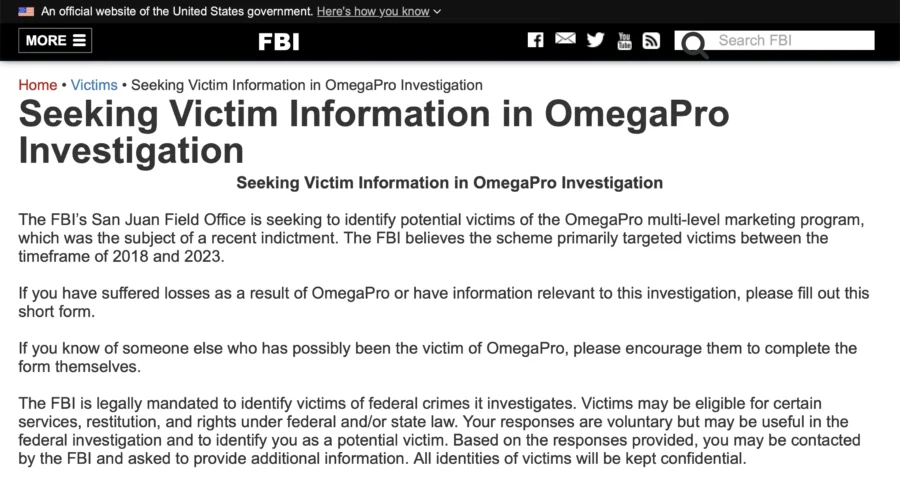fbi-omegapro-enquete-arnaque