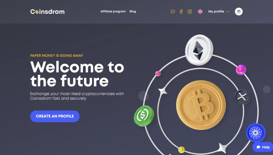 coinsdrom.com arnaque crypto plateforme frauduleuse