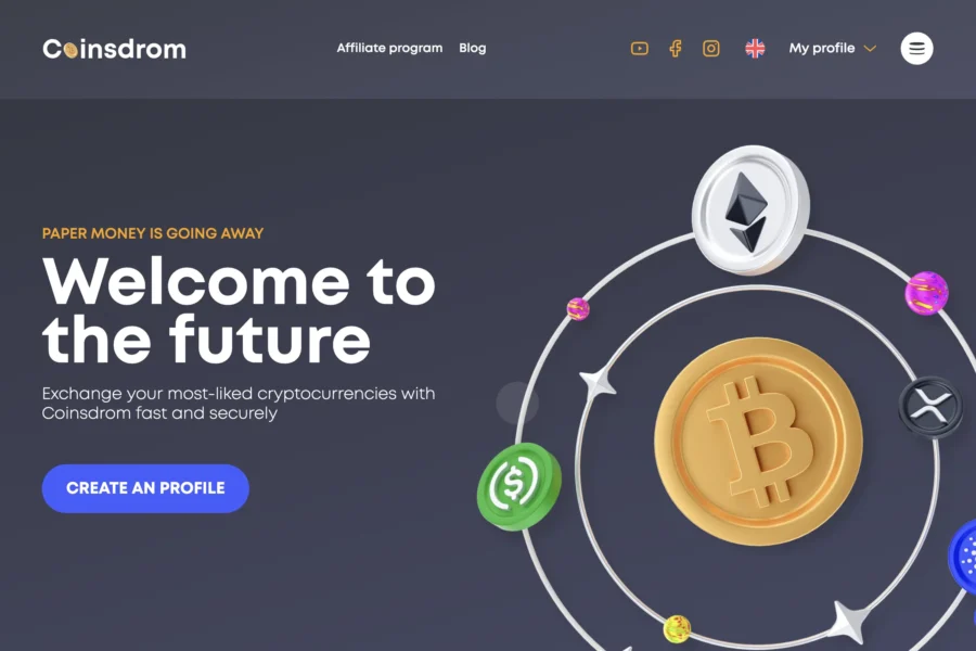 coinsdrom.com arnaque crypto plateforme frauduleuse
