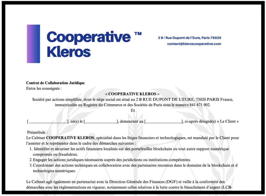 arbitrage décentralisé via Kleros kleroscooperative.com