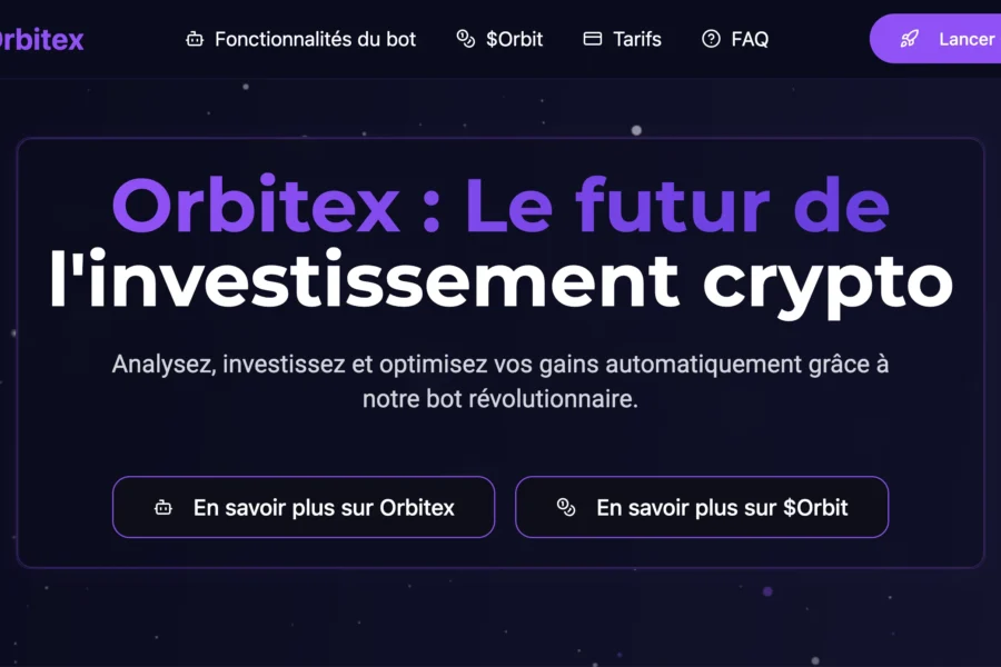 arnaque orbitex bot faux robot de trading crypto