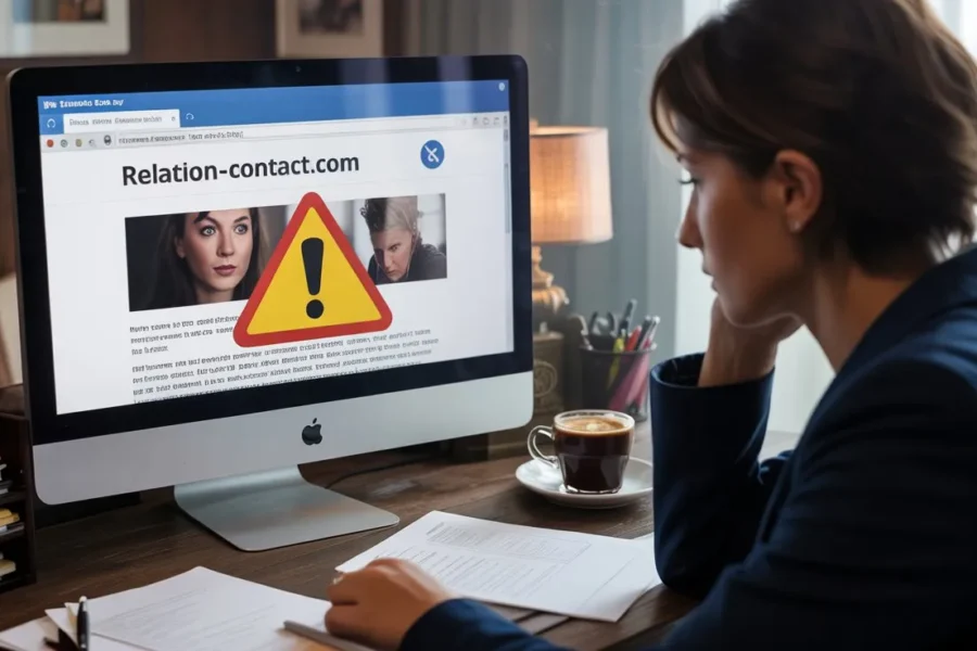 relation-contact.com faux service client frauduleux