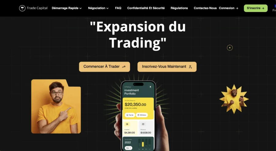 tradexcapital.co site d’arnaque investissement