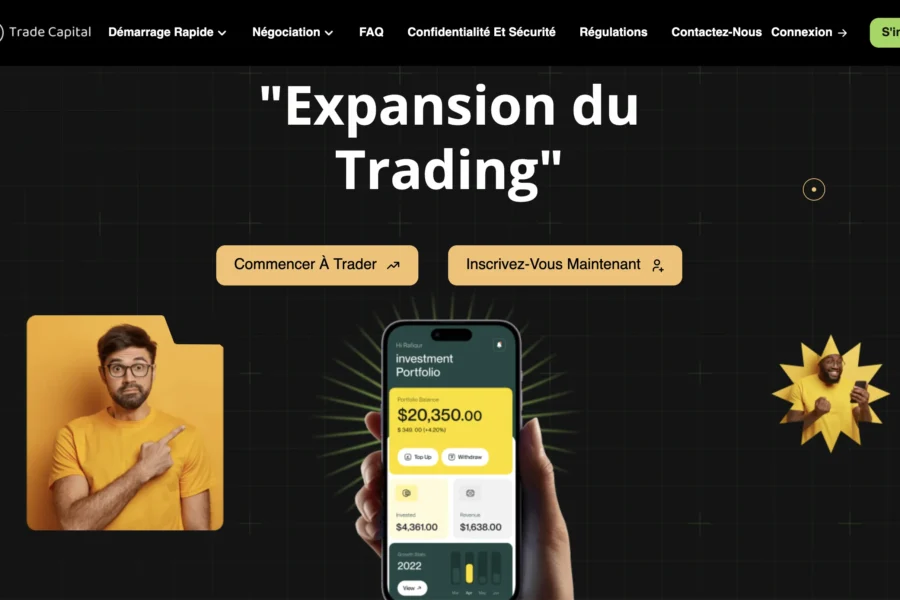tradexcapital.co site d’arnaque investissement