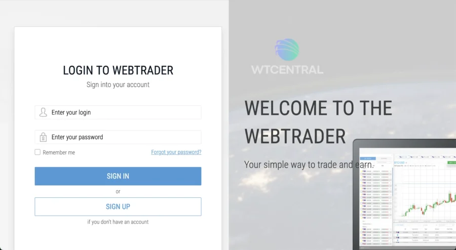 arnaque wt central fausse plateforme de trading en ligne