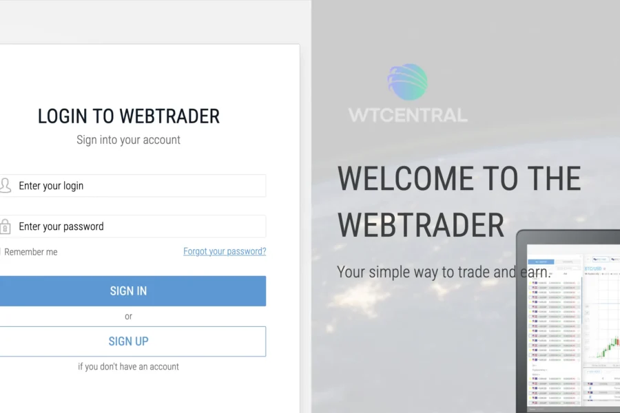 arnaque wt central fausse plateforme de trading en ligne