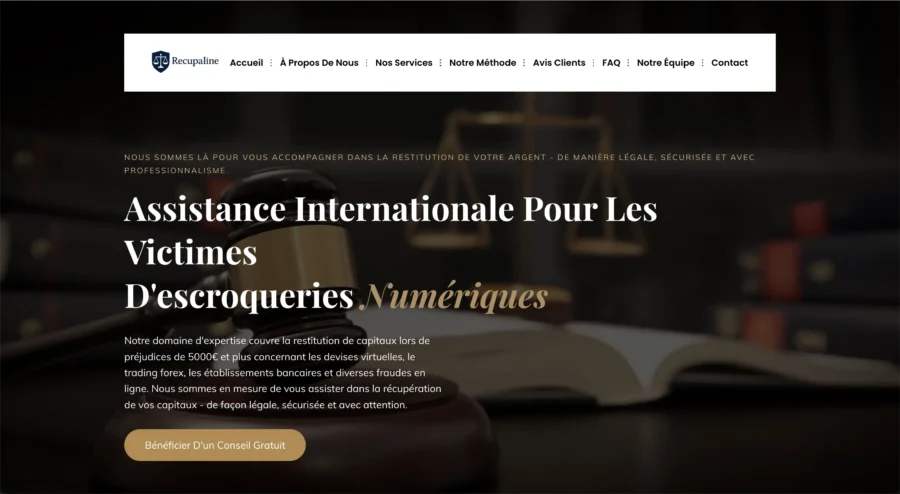 arnaque recupaline com site frauduleux