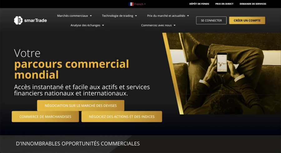 arnaque smartrade.cm plateforme de trading frauduleuse