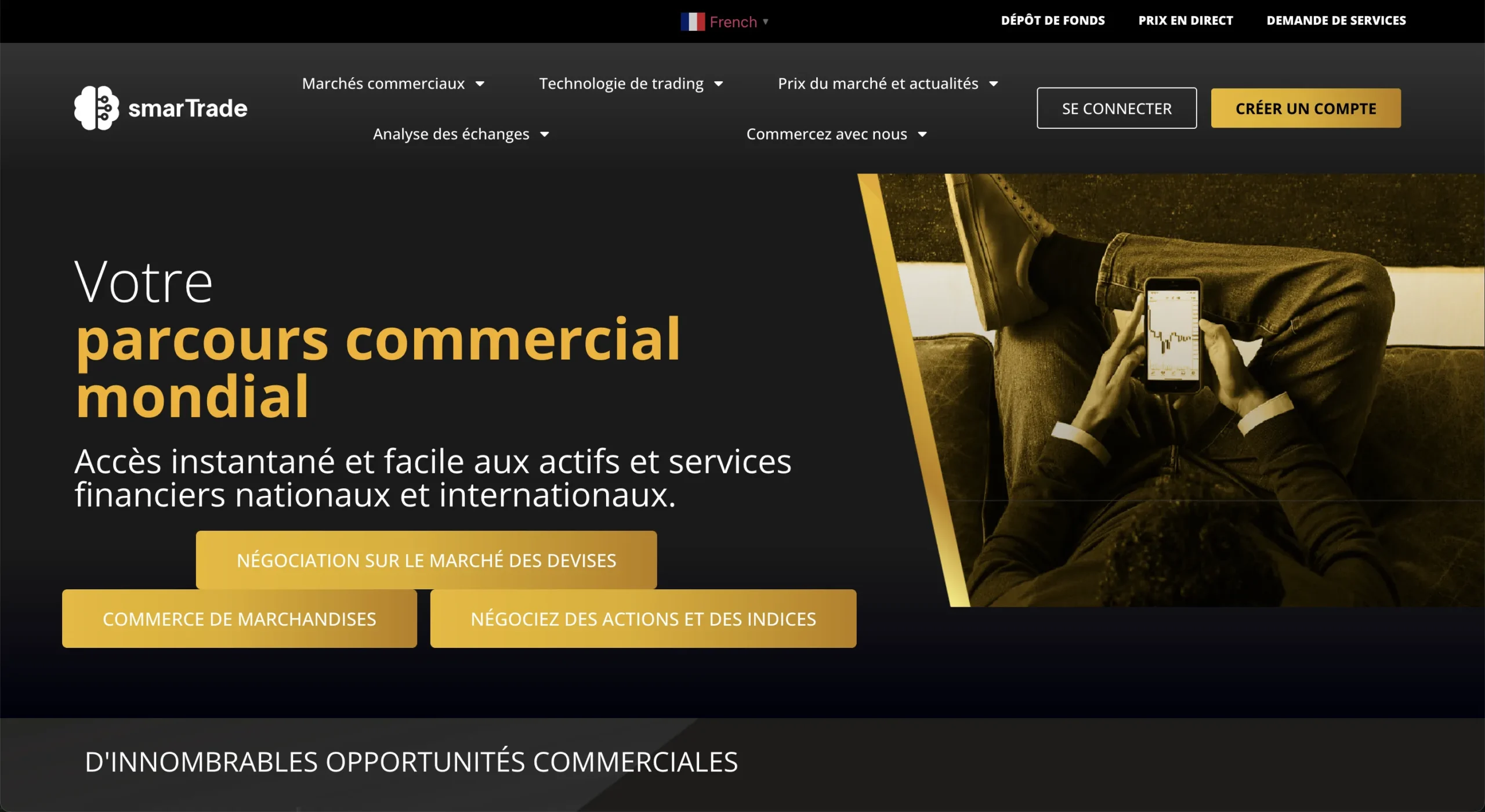 arnaque smartrade.cm plateforme de trading frauduleuse