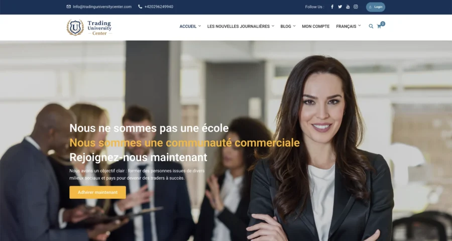 arnaque tradinguniversitycenter.com fausse formation trading