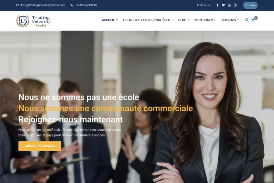 arnaque tradinguniversitycenter.com fausse formation trading