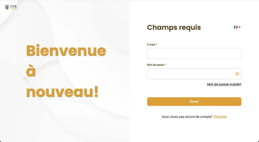 arnaque uts-trade.live plateforme de trading frauduleuse