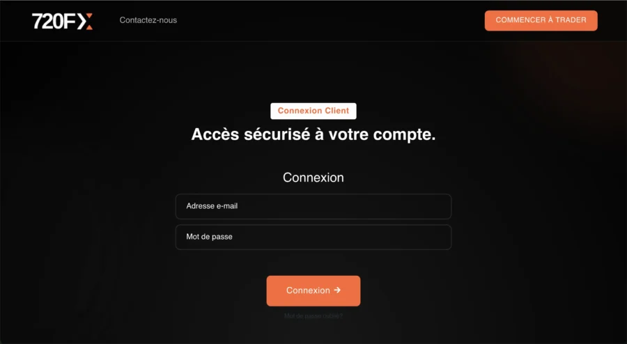 plateforme 720fx.com liée à une arnaque forex