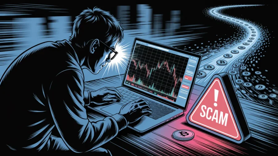 site zenithx24.com impliqué dans une arnaque de trading crypto