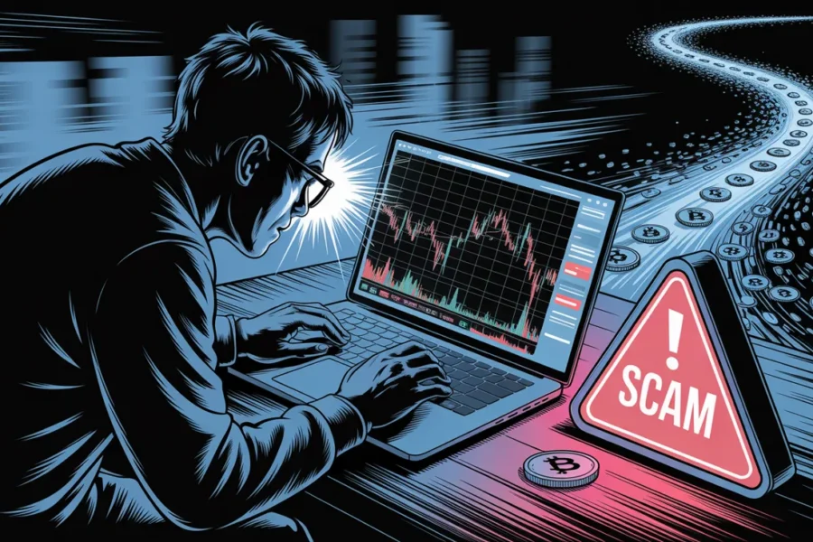 site zenithx24.com impliqué dans une arnaque de trading crypto