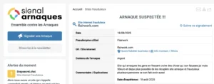 Signal Arnaque consacre une page à Flairwork