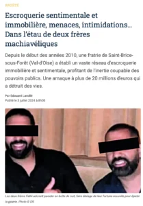 Extrait d'un article de Valeurs Actuelles consacré à l'affaire.