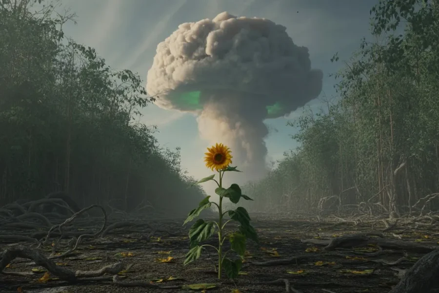 A Photograph Of A Desolate Overgrown For ZTvmHaPbShK RIv6C90ug IubmE04WTfKPZIlHXtfnng