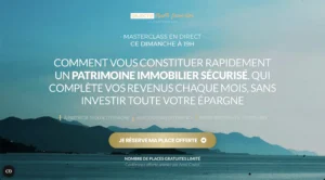 Page d'accueil de l'un des sites d'Amal Castel.