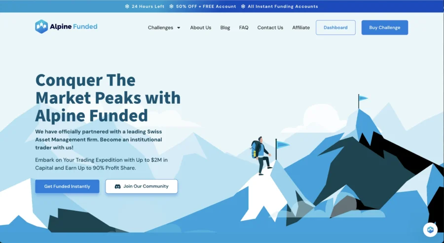 alpinefunded.com arnaque plateforme de trading frauduleuse