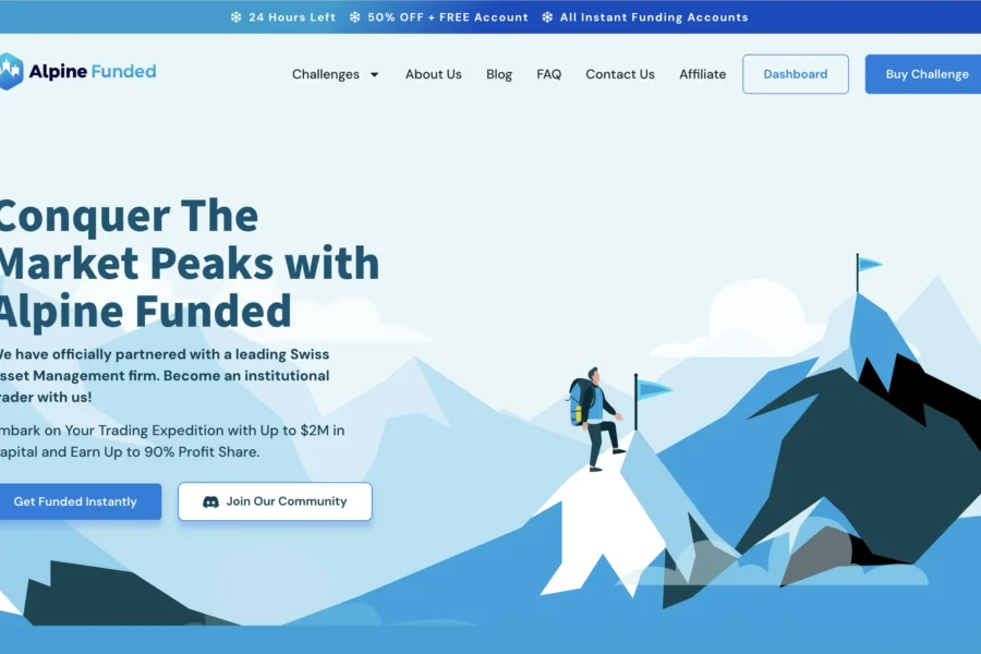 alpinefunded.com arnaque plateforme de trading frauduleuse