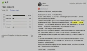 Sur Trustpilot, Ibrahim Chauvain fait aussi l'objet de critiques violantes.