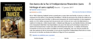 Livre publié par Raphaël Carteni à compte d'auteur.