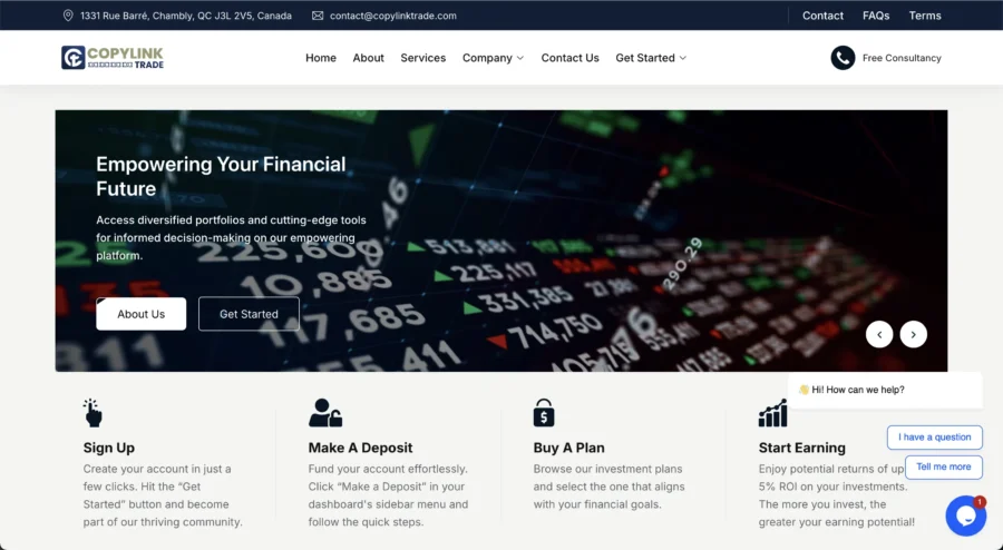 Copylinktrade Arnaque Investissement Frauduleux