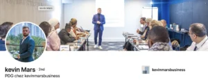 Profil Linkedin de Kevin Mars.