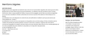 Mentions légales de Immobilier-company.com.