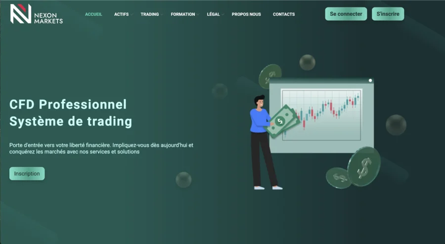 Nexonmarkets Com Arnaque Plateforme Trading Non Regulee