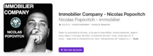 Podcast de Nicolas Popovitch.
