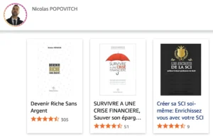 Présentation des livres de Nicolas Popovitch.