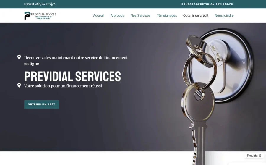 previdial-sevices.fr arnaque usurpation services financiers