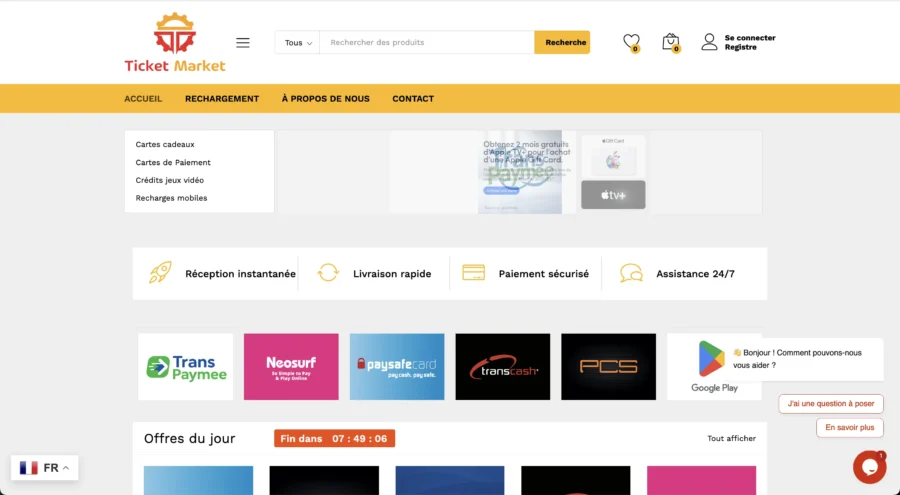 Recharge Tickets Com Arnaque Faux Service Recharge
