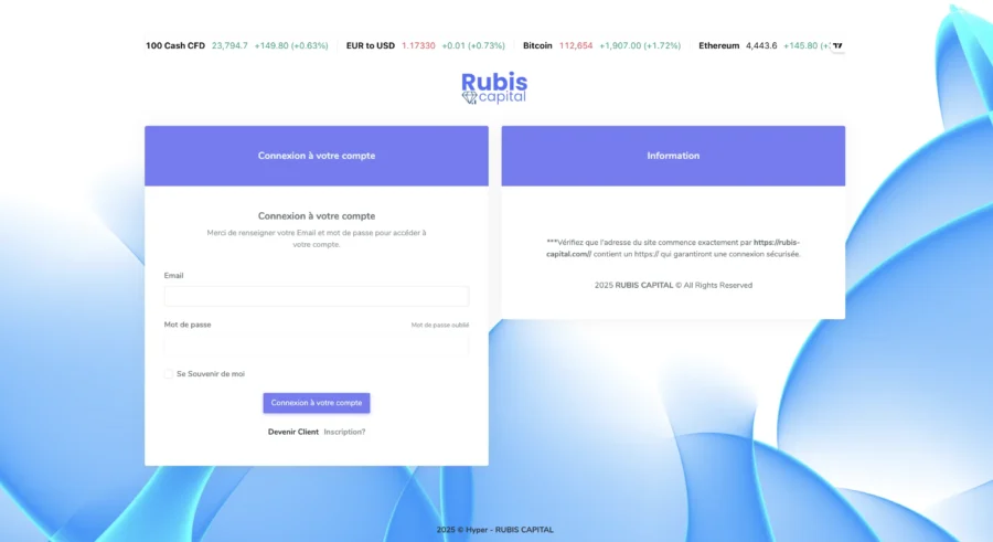 Rubis Capital Com Arnaque Investissement Frauduleux
