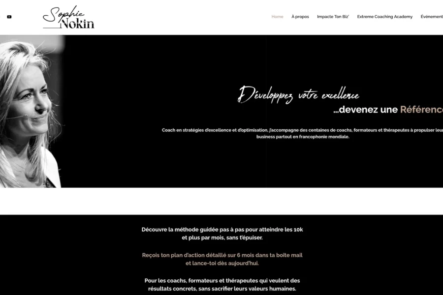 Sophie Nokin arnaque site frauduleux