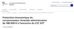 Extrait du site de la DGCCRF.