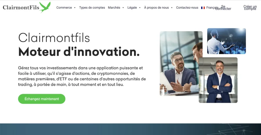 Clairmontfils Com Arnaque Fausse Entreprise Investissement