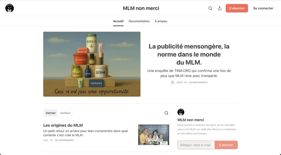 Schéma illustrant une arnaque MLM basée sur le recrutement