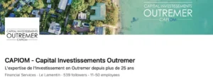 Présentation de Capiom sur Linkedin.