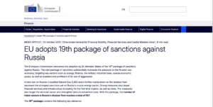 Extrait du site de l'Union européenne.